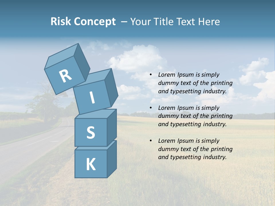 Landscape Outdoor Color PowerPoint Template