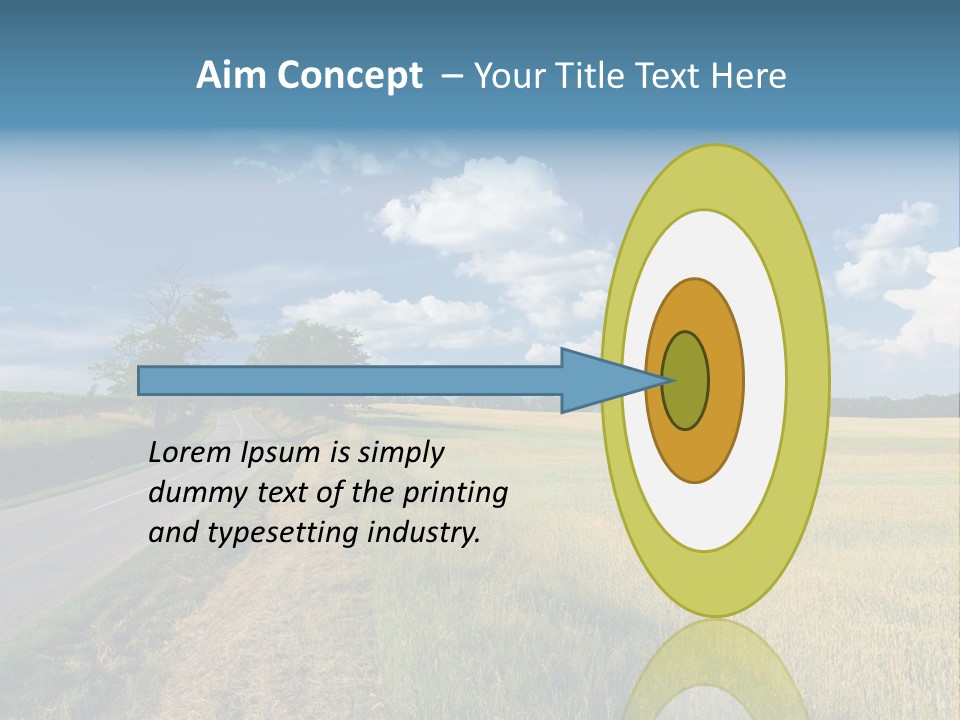 Landscape Outdoor Color PowerPoint Template