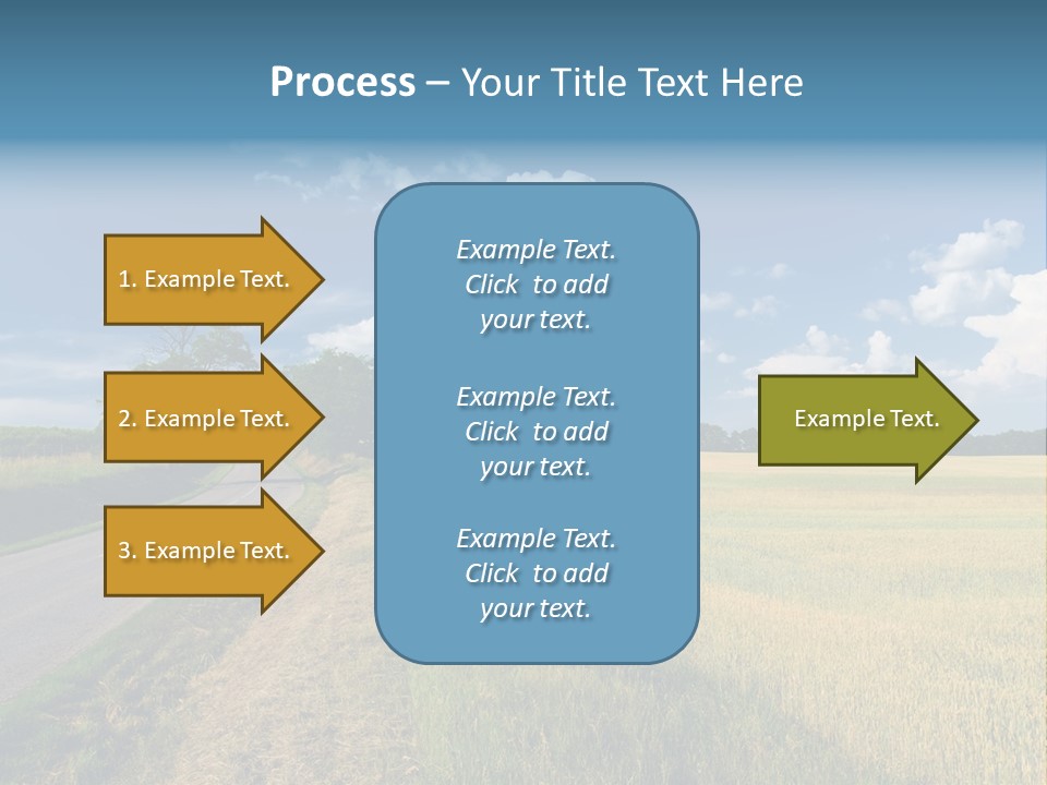 Landscape Outdoor Color PowerPoint Template