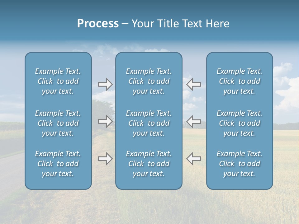 Landscape Outdoor Color PowerPoint Template