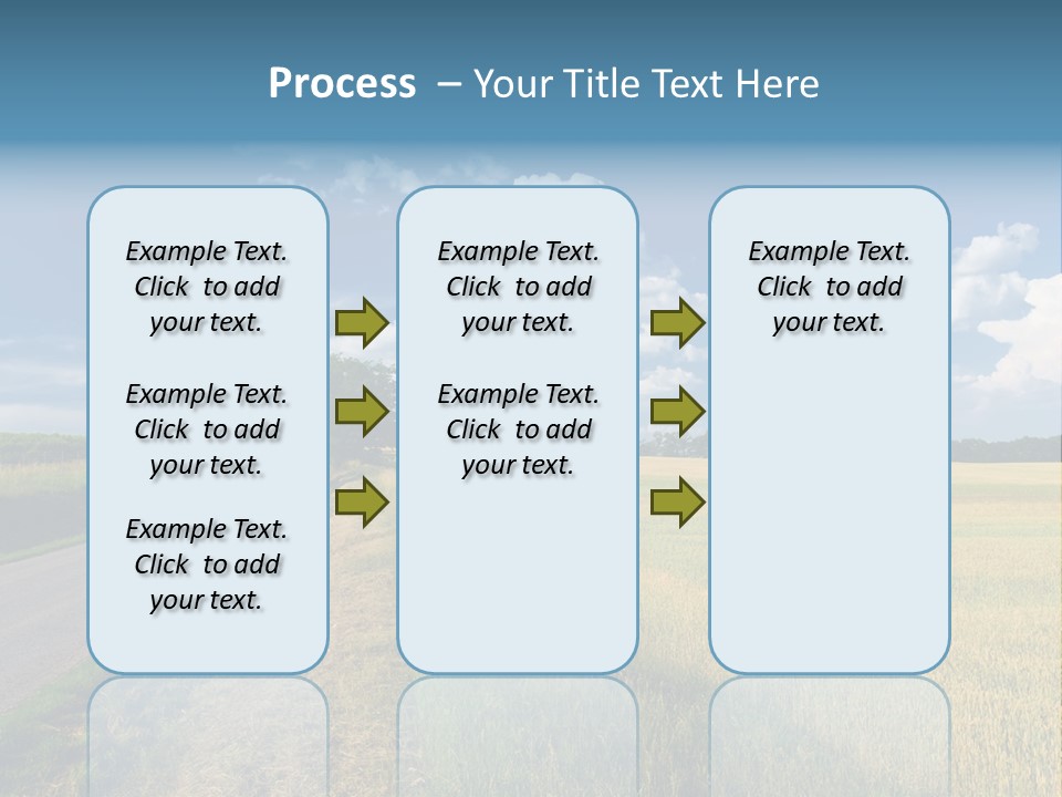 Landscape Outdoor Color PowerPoint Template