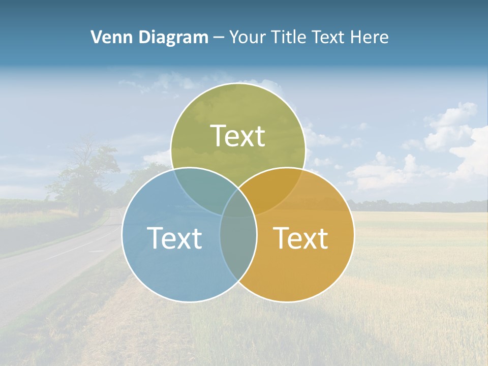 Landscape Outdoor Color PowerPoint Template