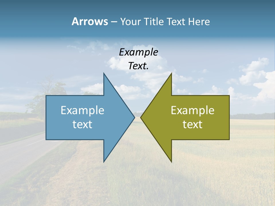 Landscape Outdoor Color PowerPoint Template