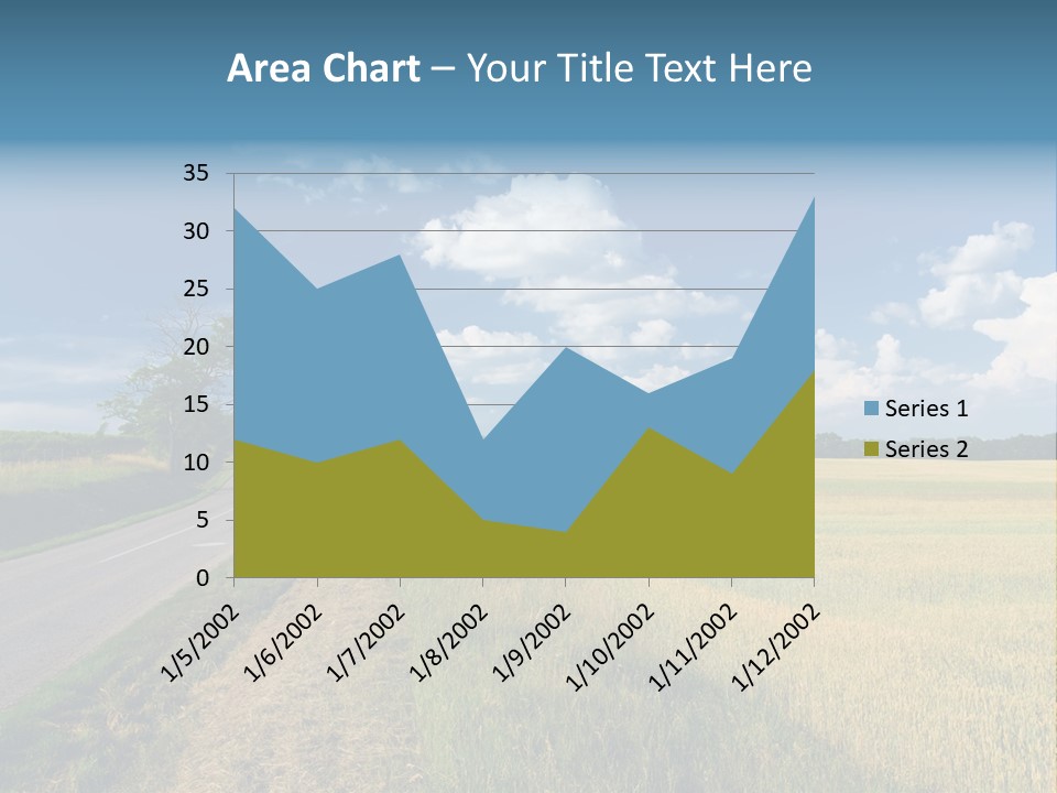 Landscape Outdoor Color PowerPoint Template