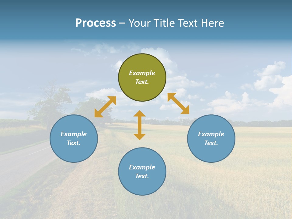 Landscape Outdoor Color PowerPoint Template