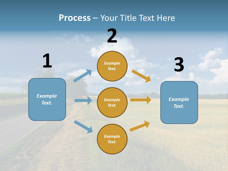 Landscape Outdoor Color PowerPoint Template