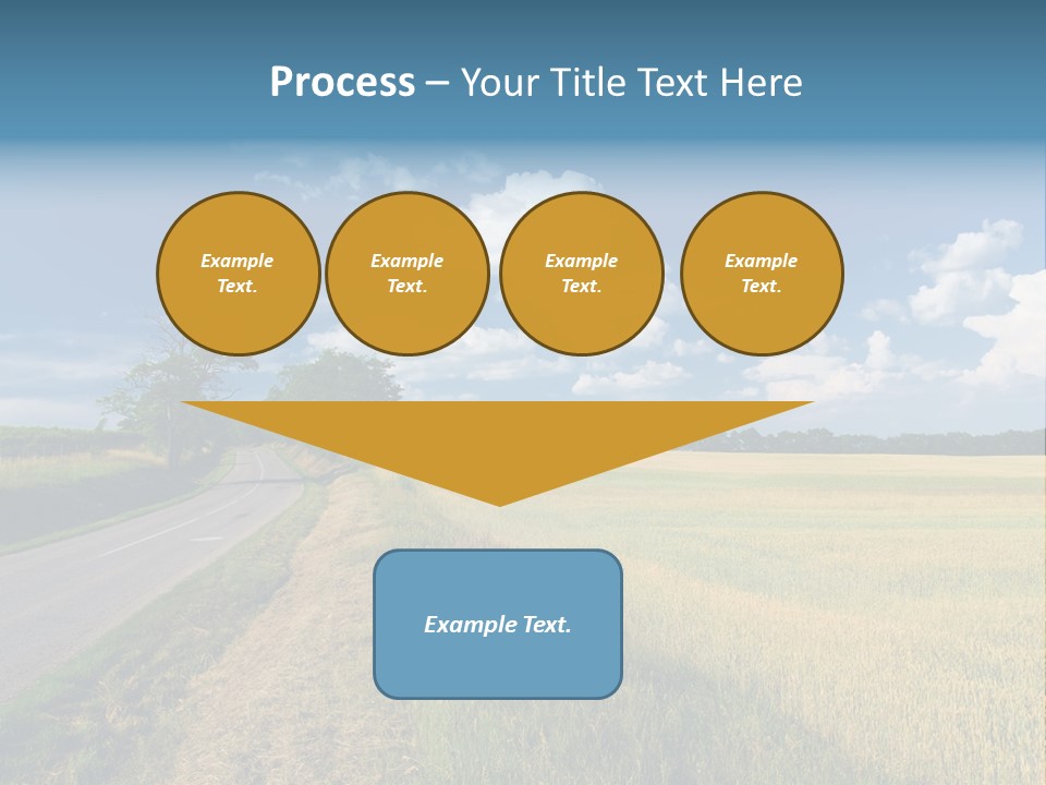 Landscape Outdoor Color PowerPoint Template
