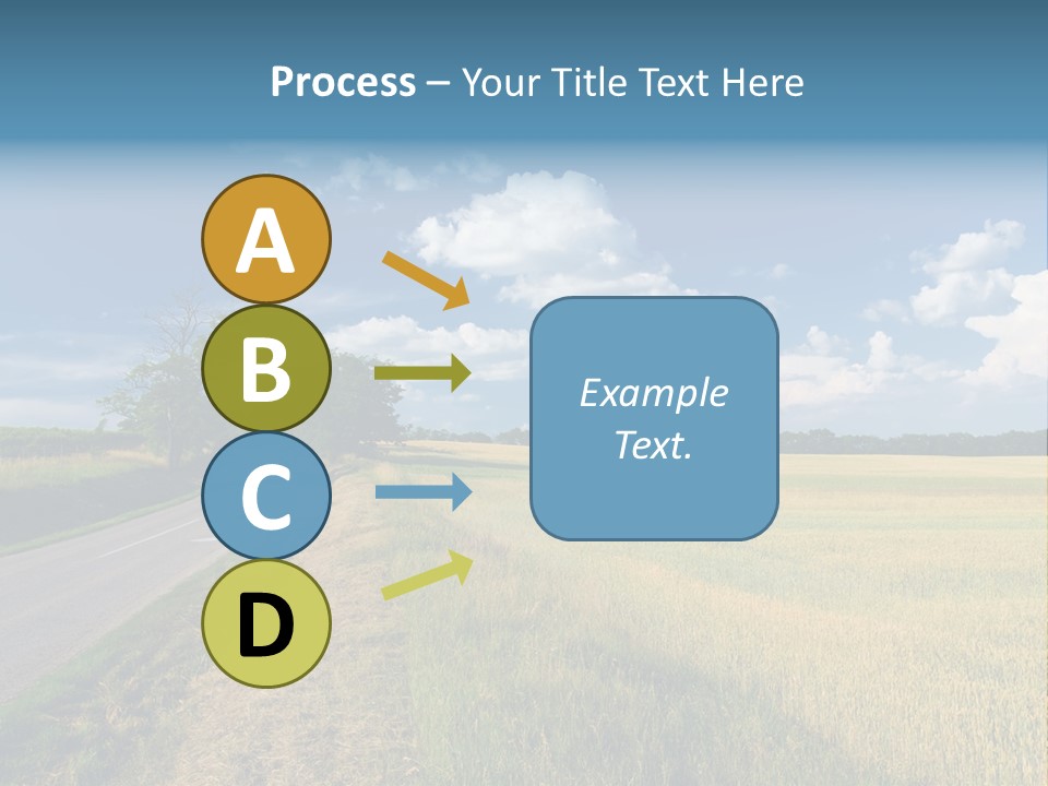 Landscape Outdoor Color PowerPoint Template