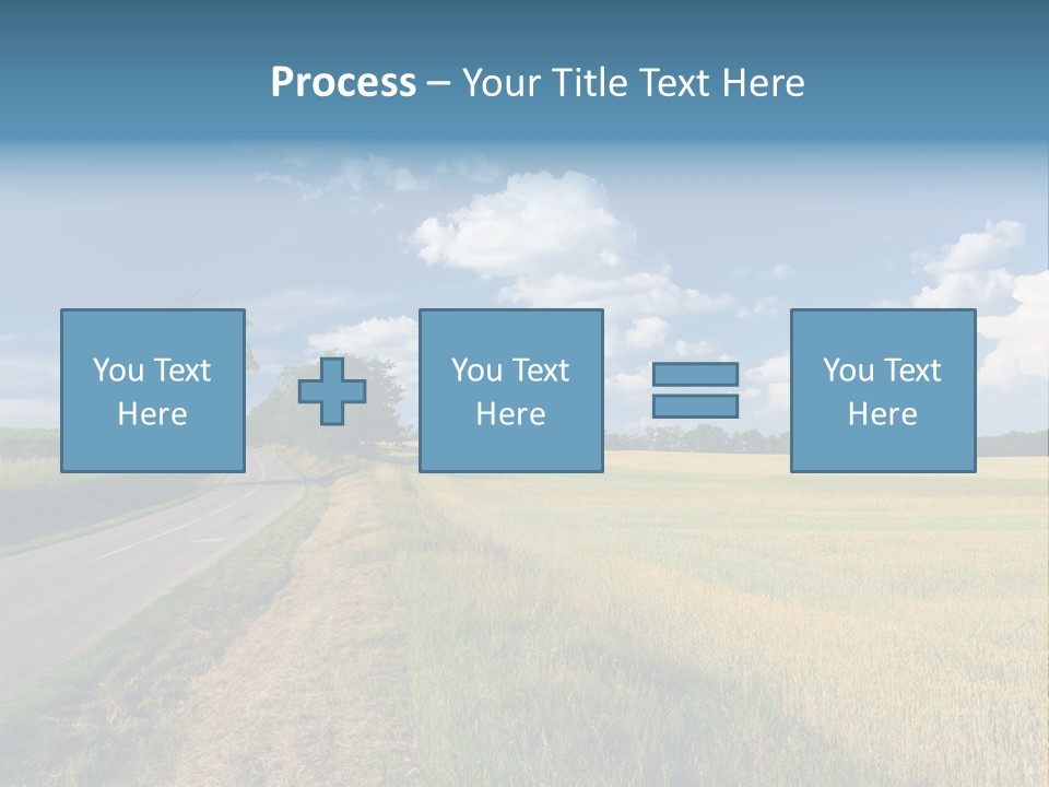 Landscape Outdoor Color PowerPoint Template