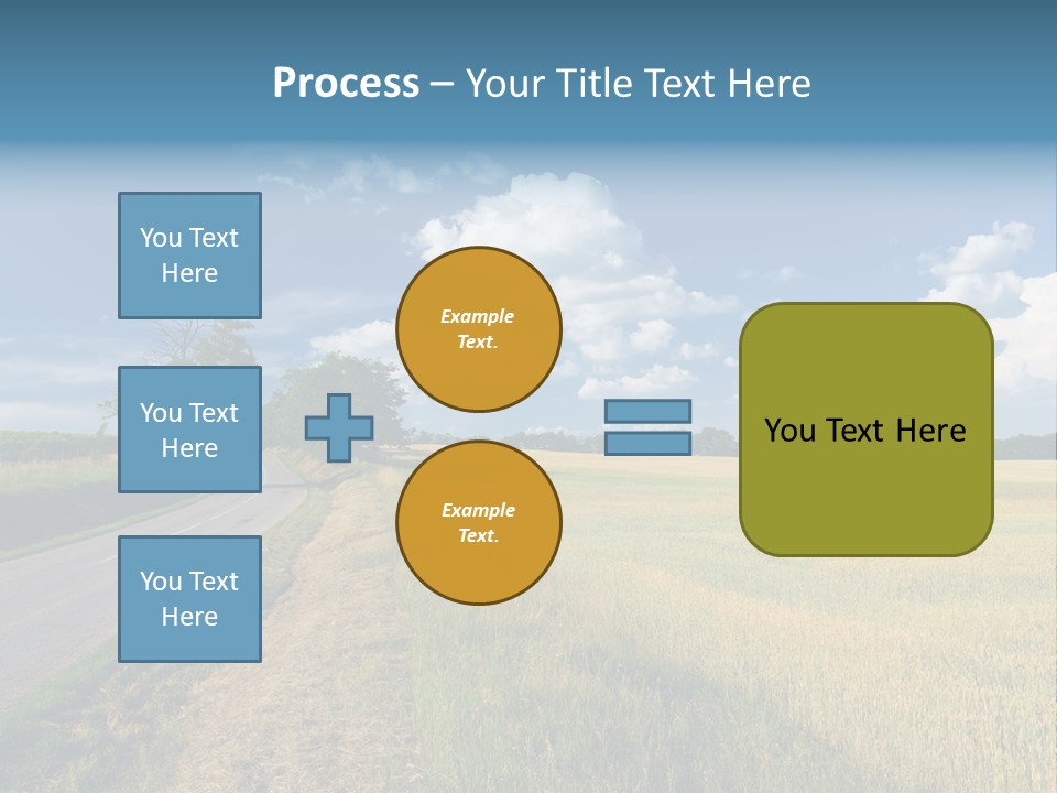 Landscape Outdoor Color PowerPoint Template