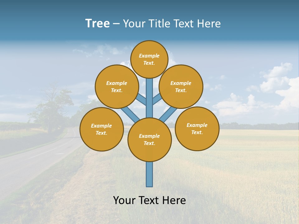 Landscape Outdoor Color PowerPoint Template