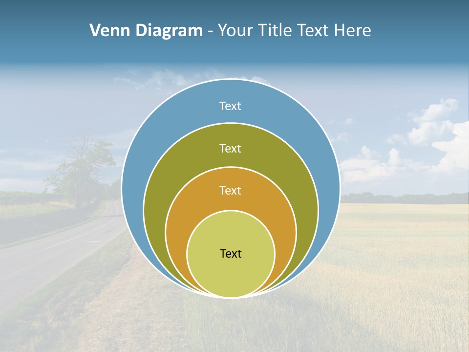 Landscape Outdoor Color PowerPoint Template