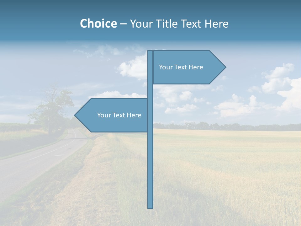 Landscape Outdoor Color PowerPoint Template