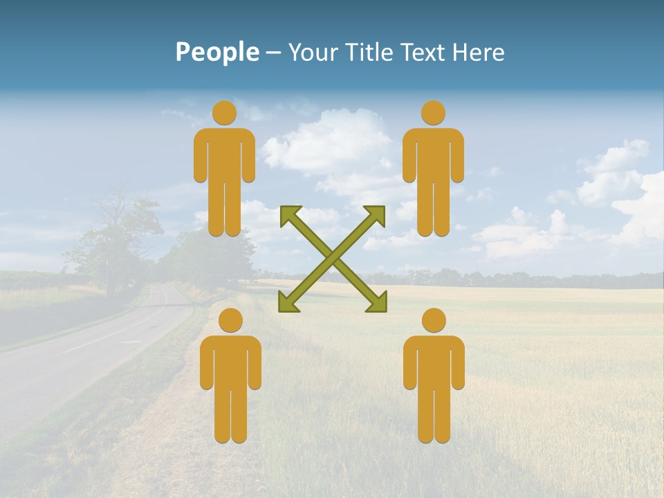 Landscape Outdoor Color PowerPoint Template