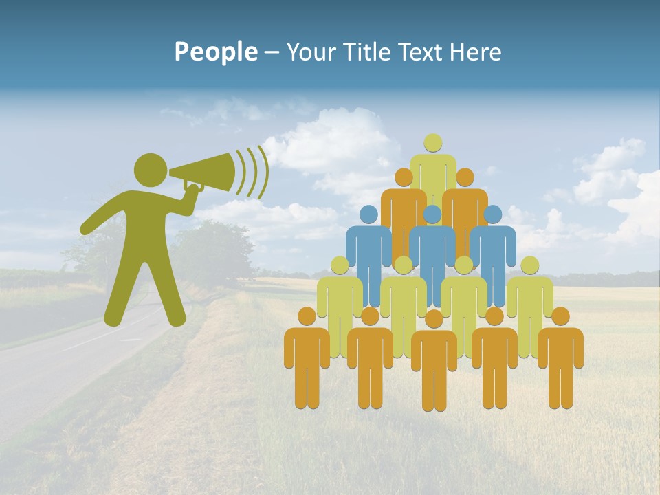 Landscape Outdoor Color PowerPoint Template