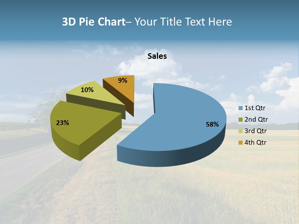Landscape Outdoor Color PowerPoint Template
