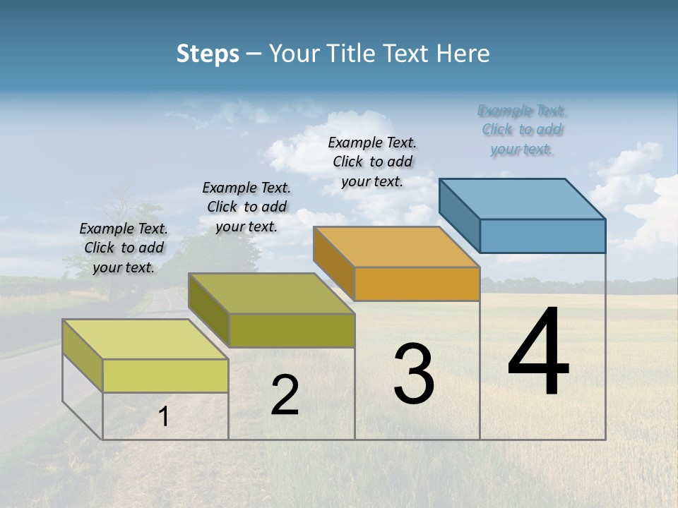 Landscape Outdoor Color PowerPoint Template