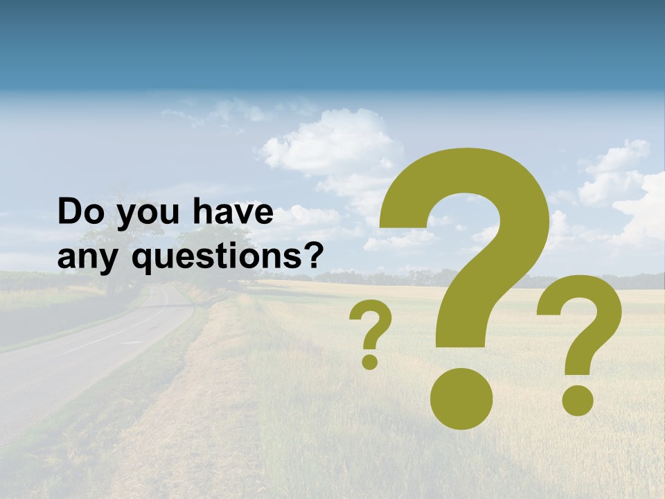 Landscape Outdoor Color PowerPoint Template