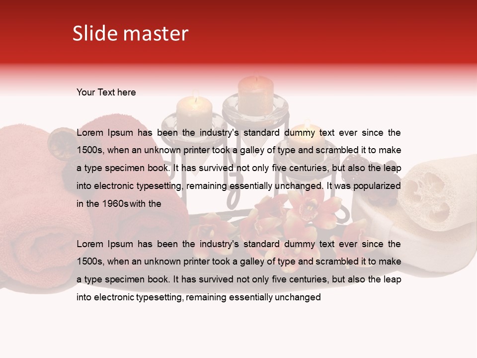 Relief Skincare Cosmetics PowerPoint Template