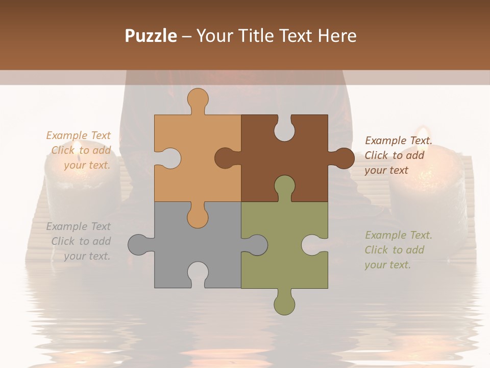 Fire Meditate Spa PowerPoint Template