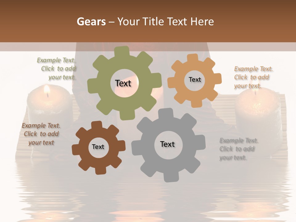 Fire Meditate Spa PowerPoint Template