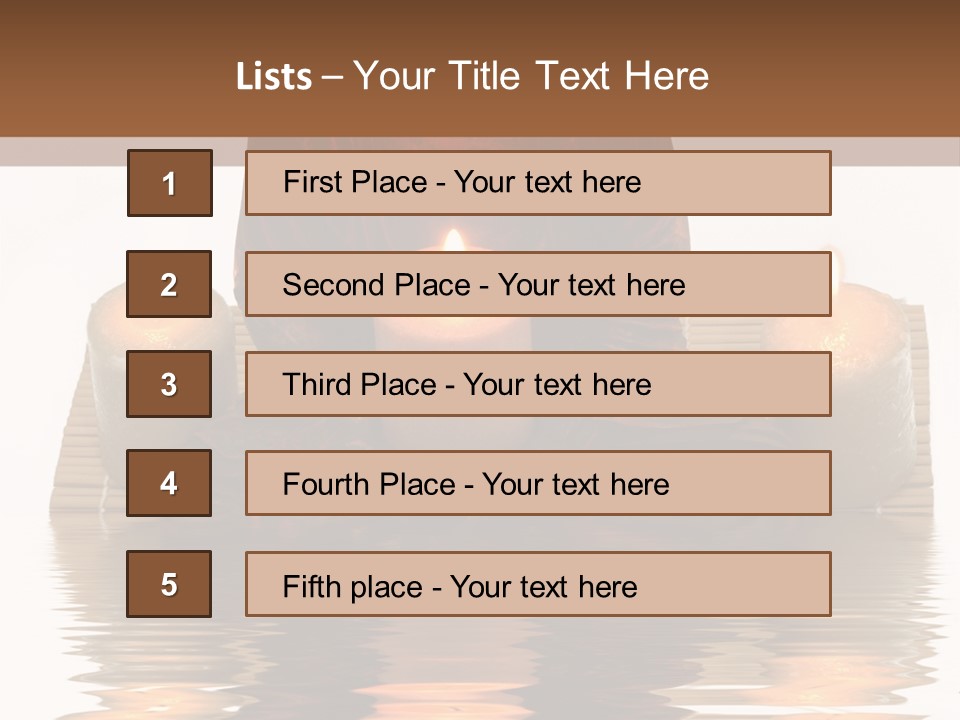 Fire Meditate Spa PowerPoint Template