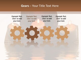 Fire Meditate Spa PowerPoint Template