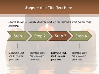 Fire Meditate Spa PowerPoint Template