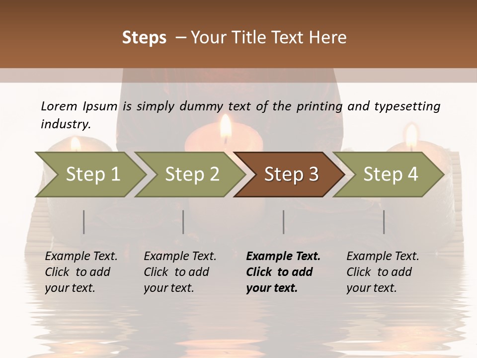 Fire Meditate Spa PowerPoint Template