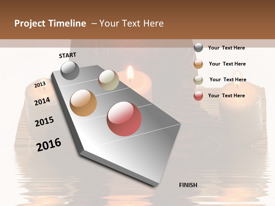 Fire Meditate Spa PowerPoint Template