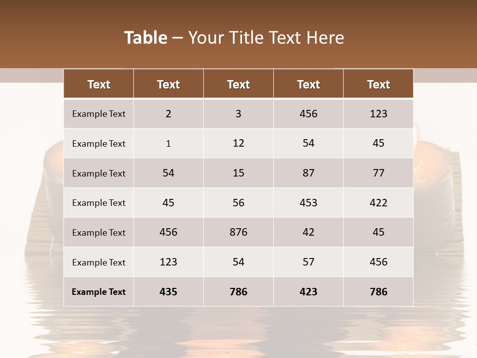 Fire Meditate Spa PowerPoint Template
