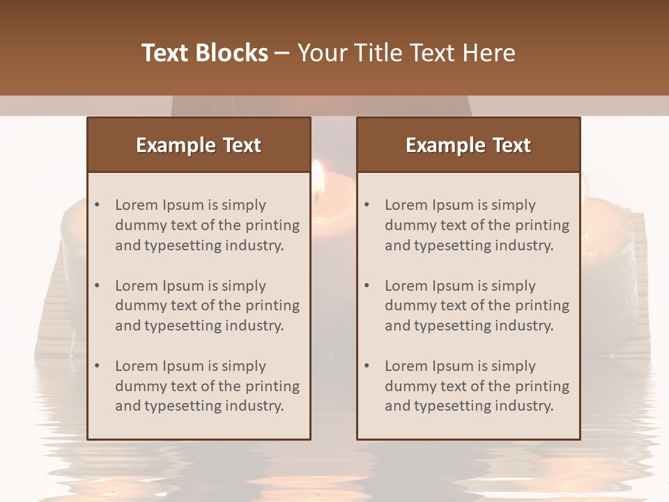 Fire Meditate Spa PowerPoint Template