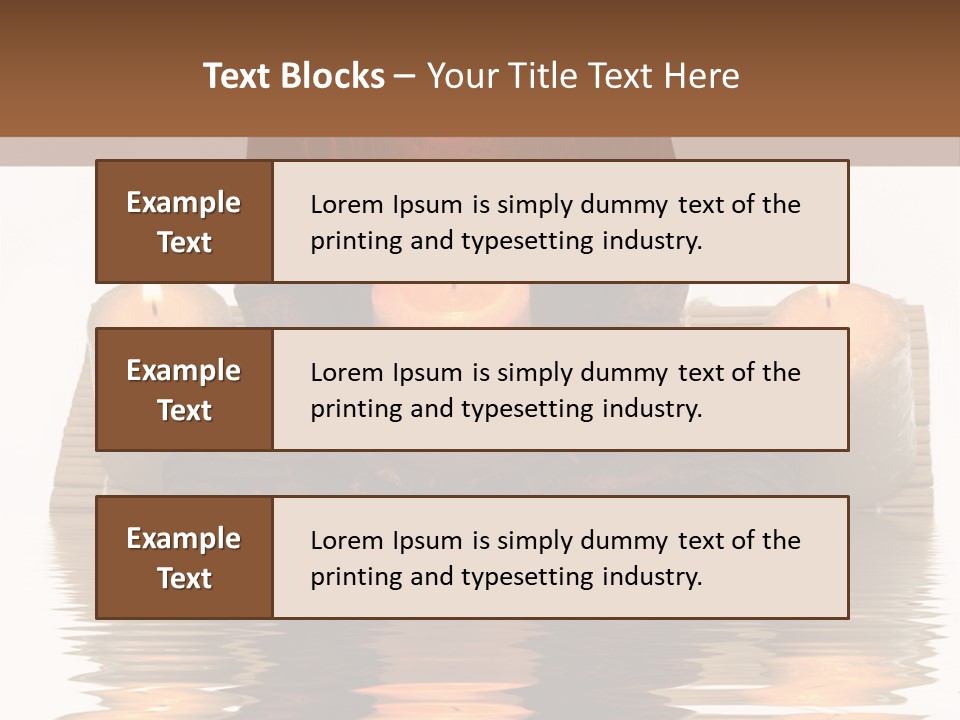 Fire Meditate Spa PowerPoint Template