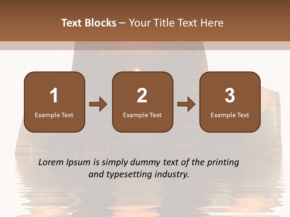 Fire Meditate Spa PowerPoint Template