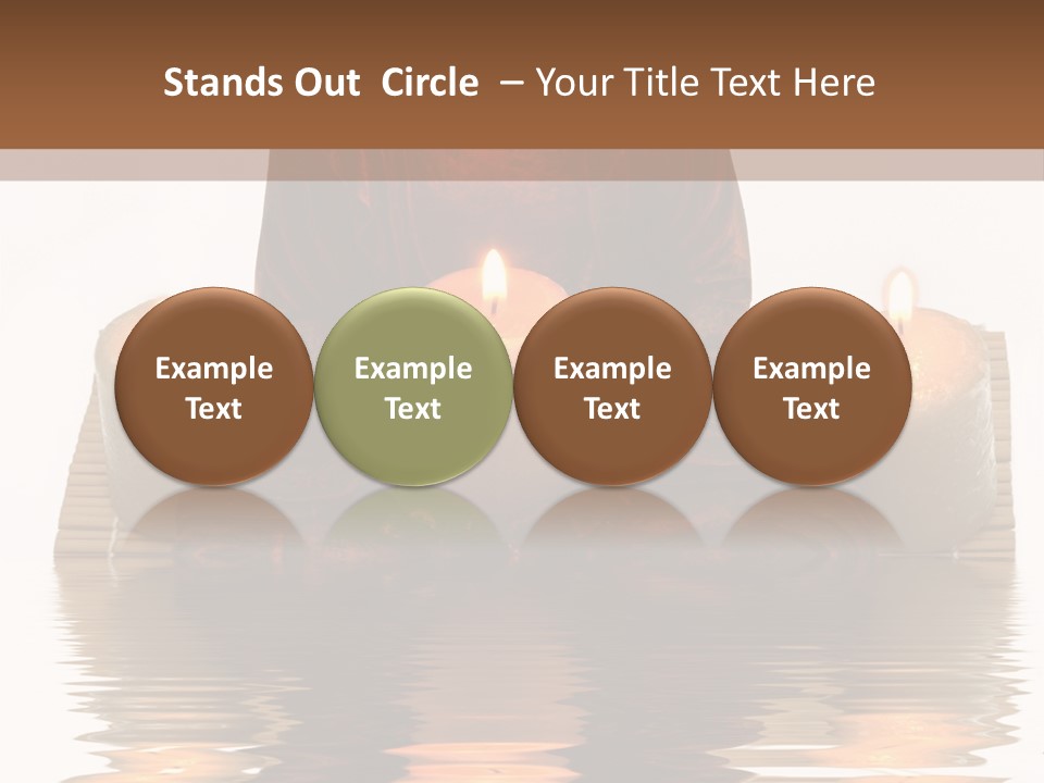 Fire Meditate Spa PowerPoint Template