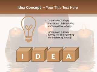 Fire Meditate Spa PowerPoint Template