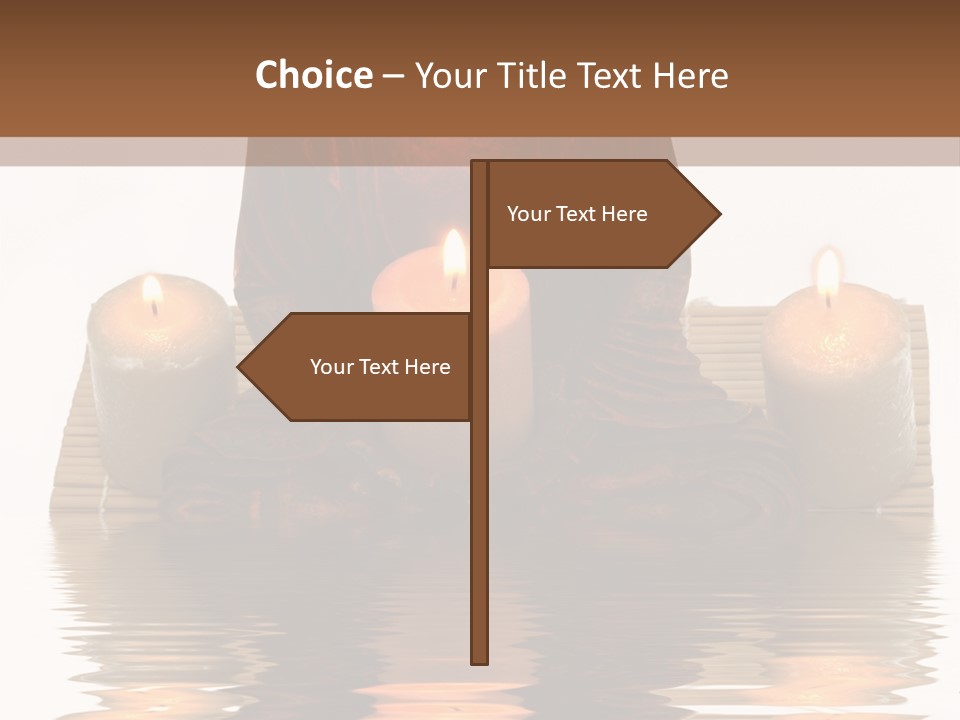 Fire Meditate Spa PowerPoint Template