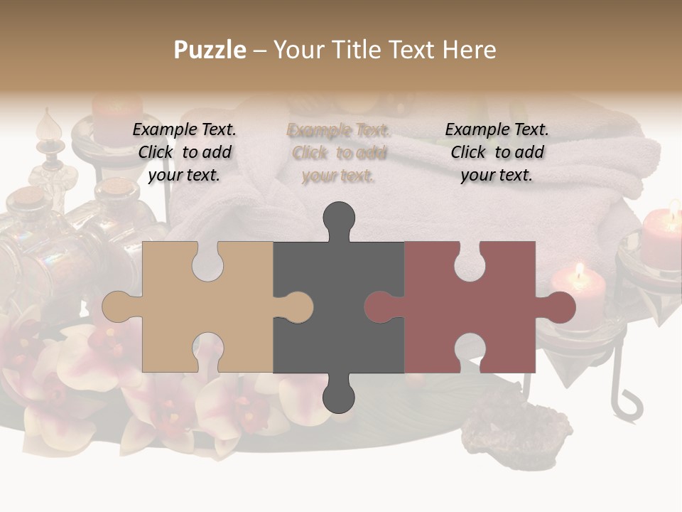 Decoration Perfume Clean PowerPoint Template