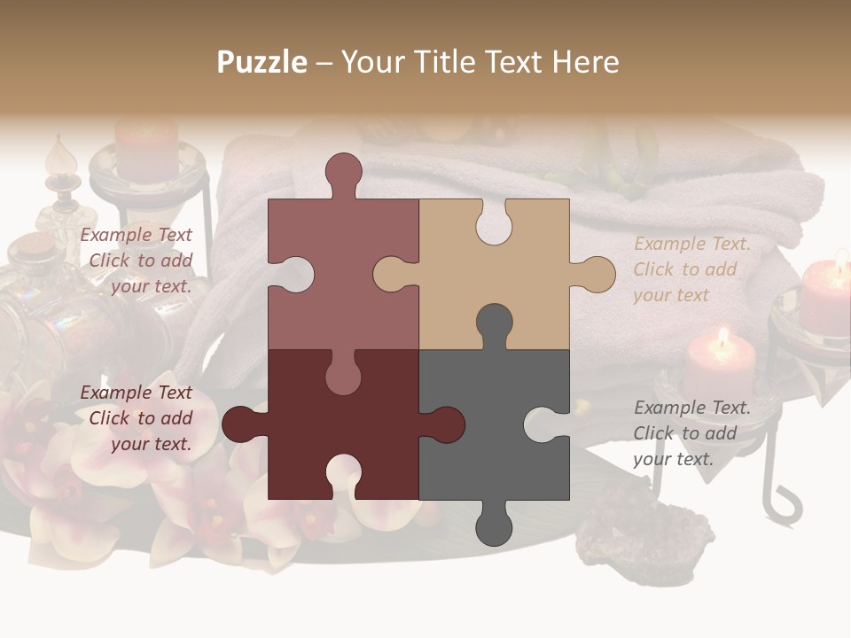 Decoration Perfume Clean PowerPoint Template