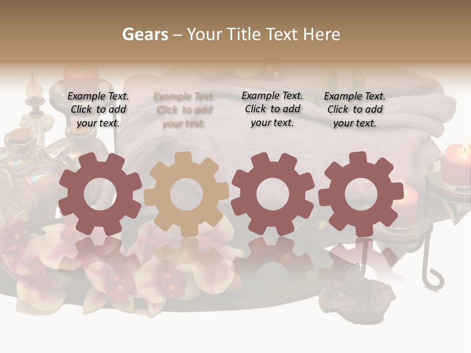 Decoration Perfume Clean PowerPoint Template