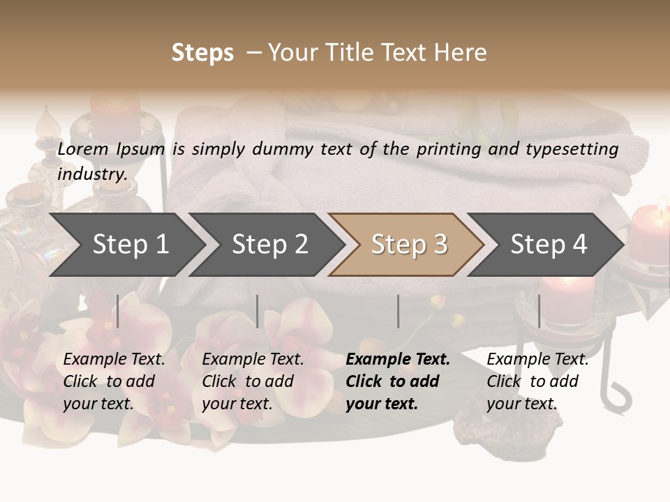 Decoration Perfume Clean PowerPoint Template