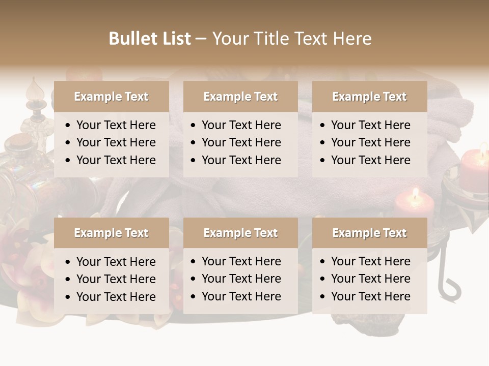 Decoration Perfume Clean PowerPoint Template