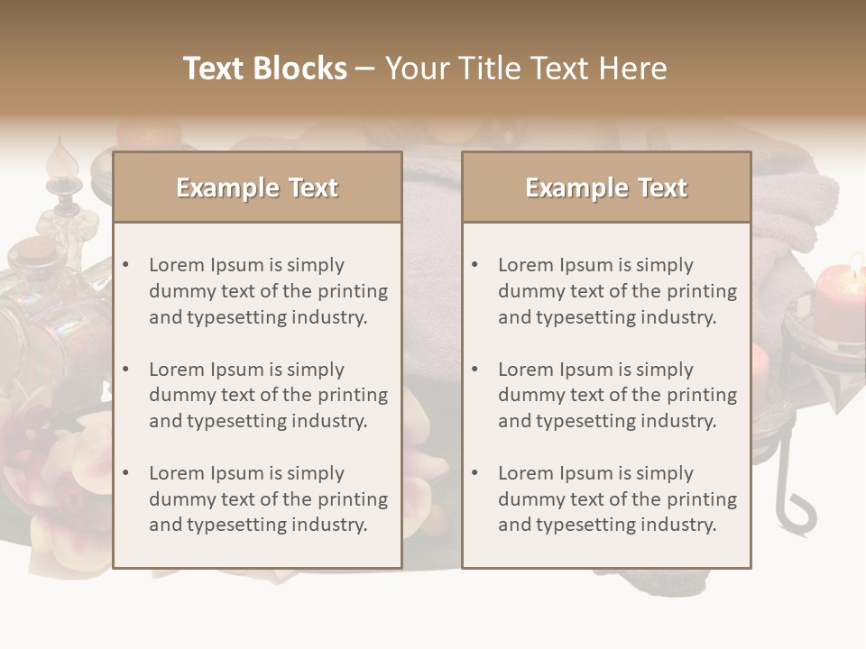 Decoration Perfume Clean PowerPoint Template