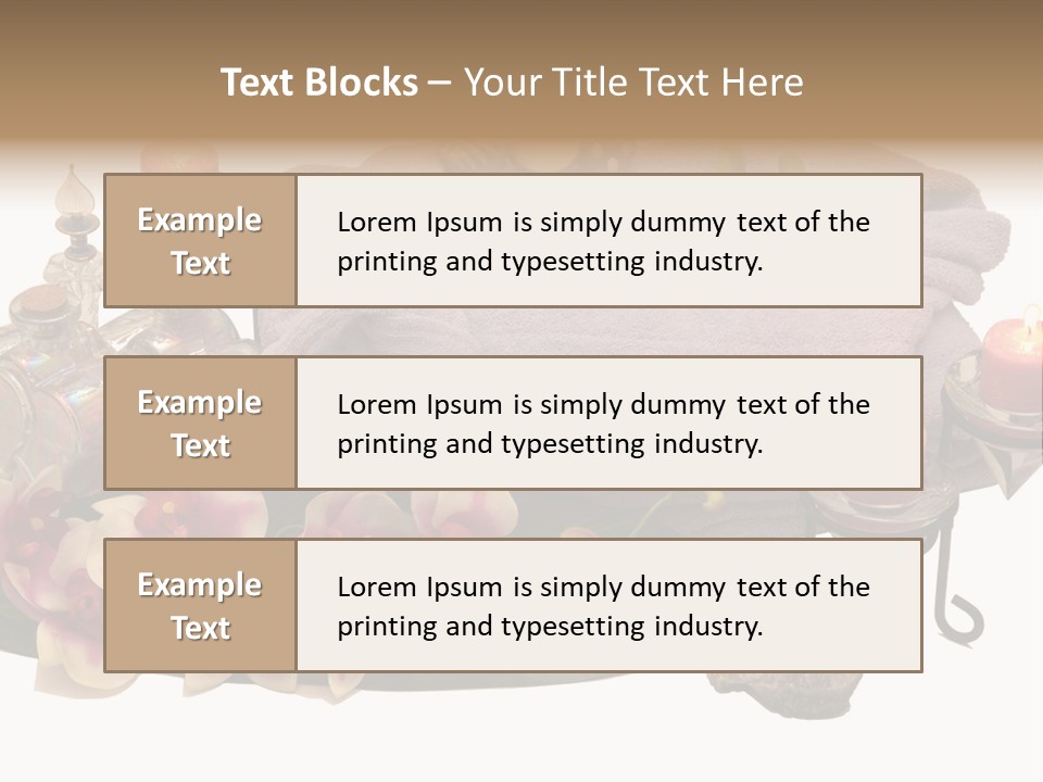 Decoration Perfume Clean PowerPoint Template