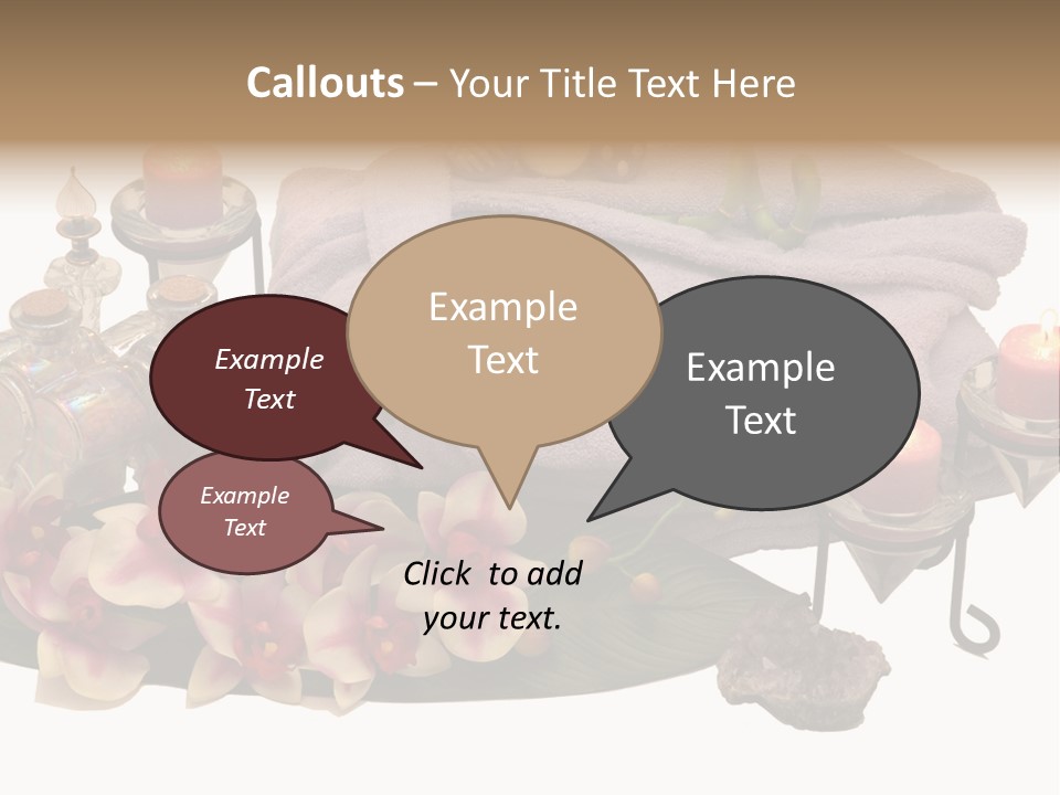 Decoration Perfume Clean PowerPoint Template