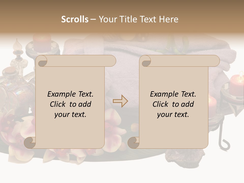Decoration Perfume Clean PowerPoint Template