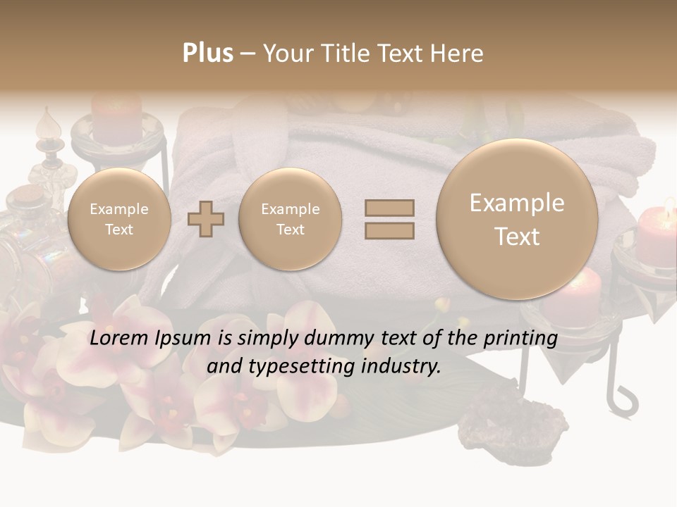 Decoration Perfume Clean PowerPoint Template