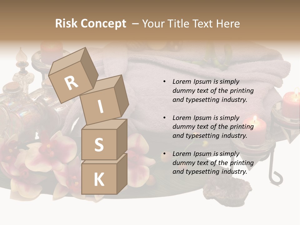 Decoration Perfume Clean PowerPoint Template