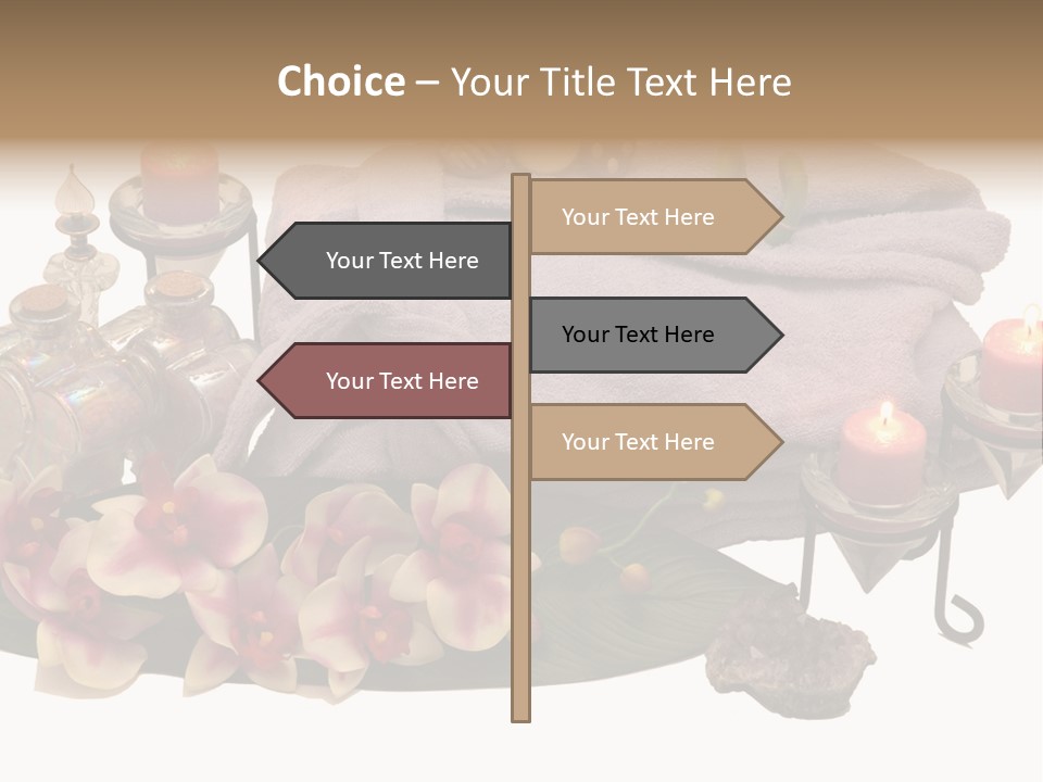 Decoration Perfume Clean PowerPoint Template