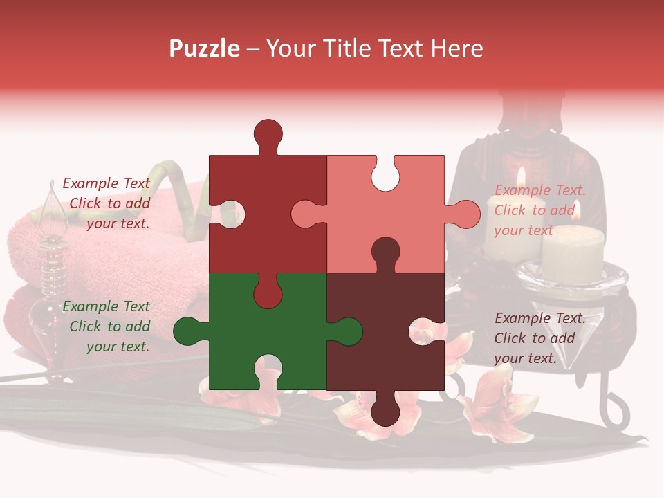 Statue Massage Tranquil PowerPoint Template